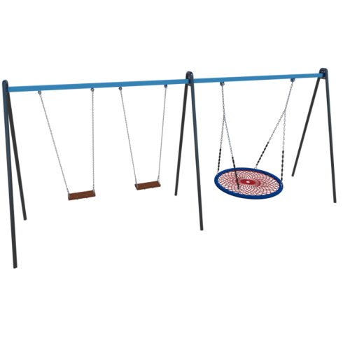 Детский игровой комплекс  Kidigo Triple Fun Metal - фото №2